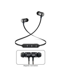 Bluetooth Isolation Earphones with Metal Magnet, Microphone &amp; Remote
